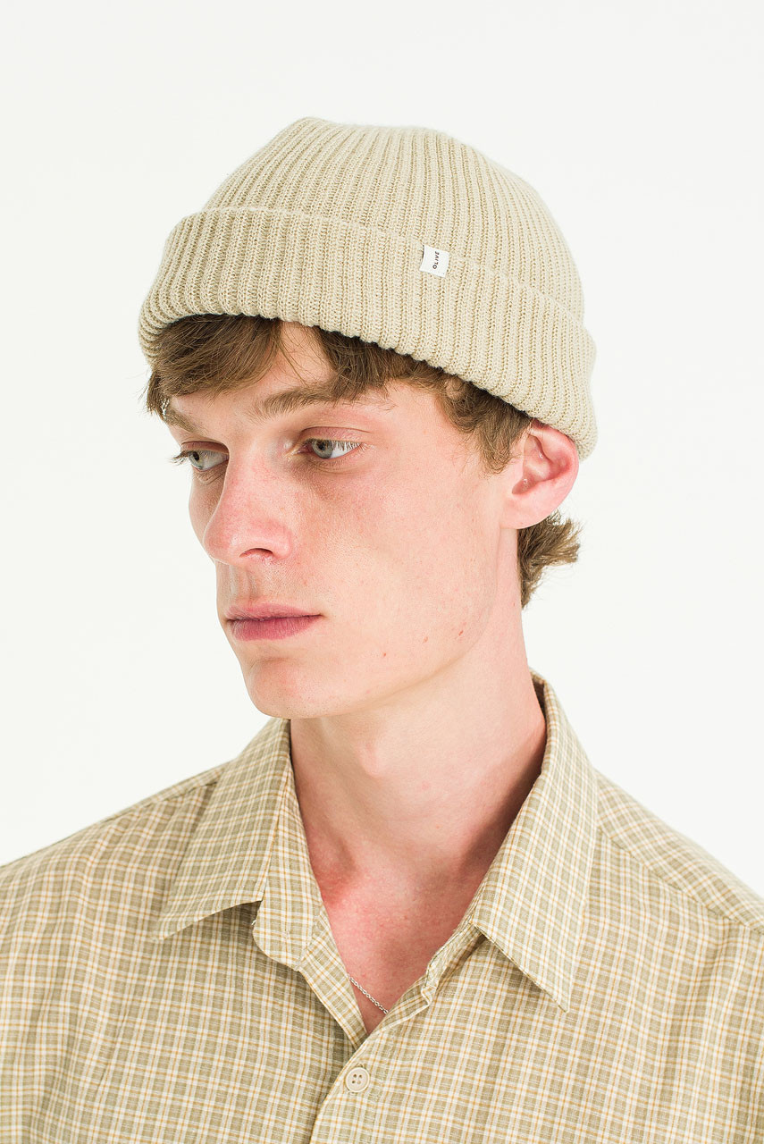 Menswear | Keeper Beanie, Cream Beige