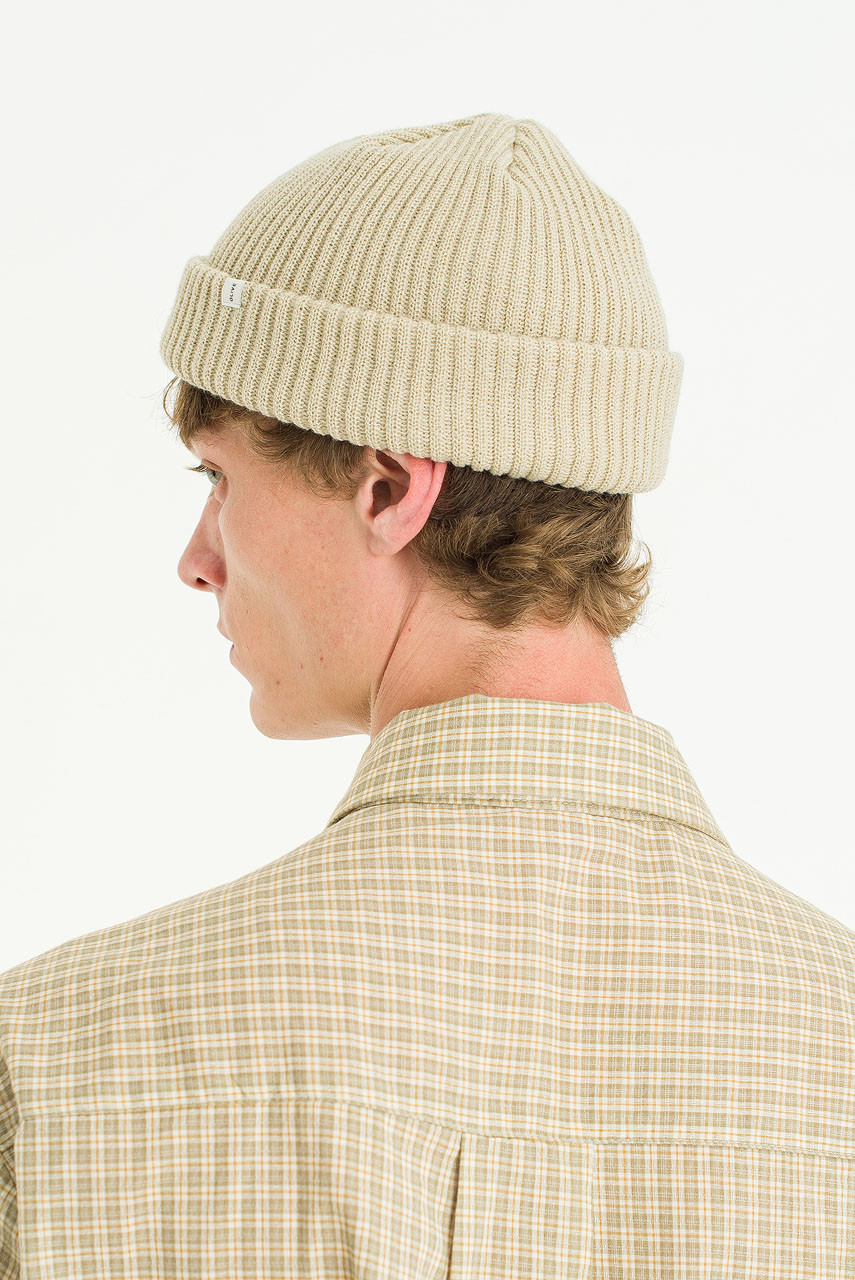 NUTEMPEROR | nutemperor Soft KNIT Sweater - (KHAKI⁄WHITE) BEANIE