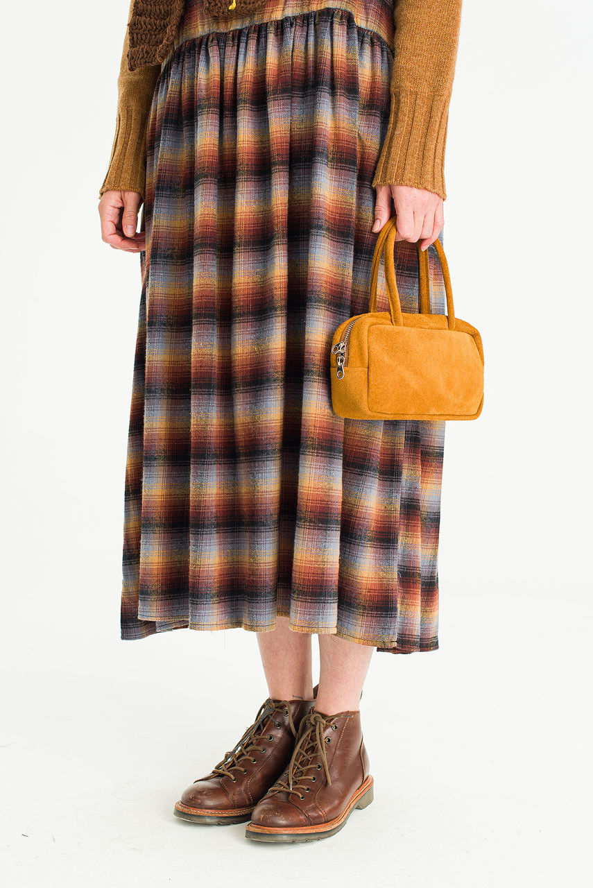 バッグ Herlipto Suede Mini Boston Bag espresso Suede Mini Boston Bag, Brown