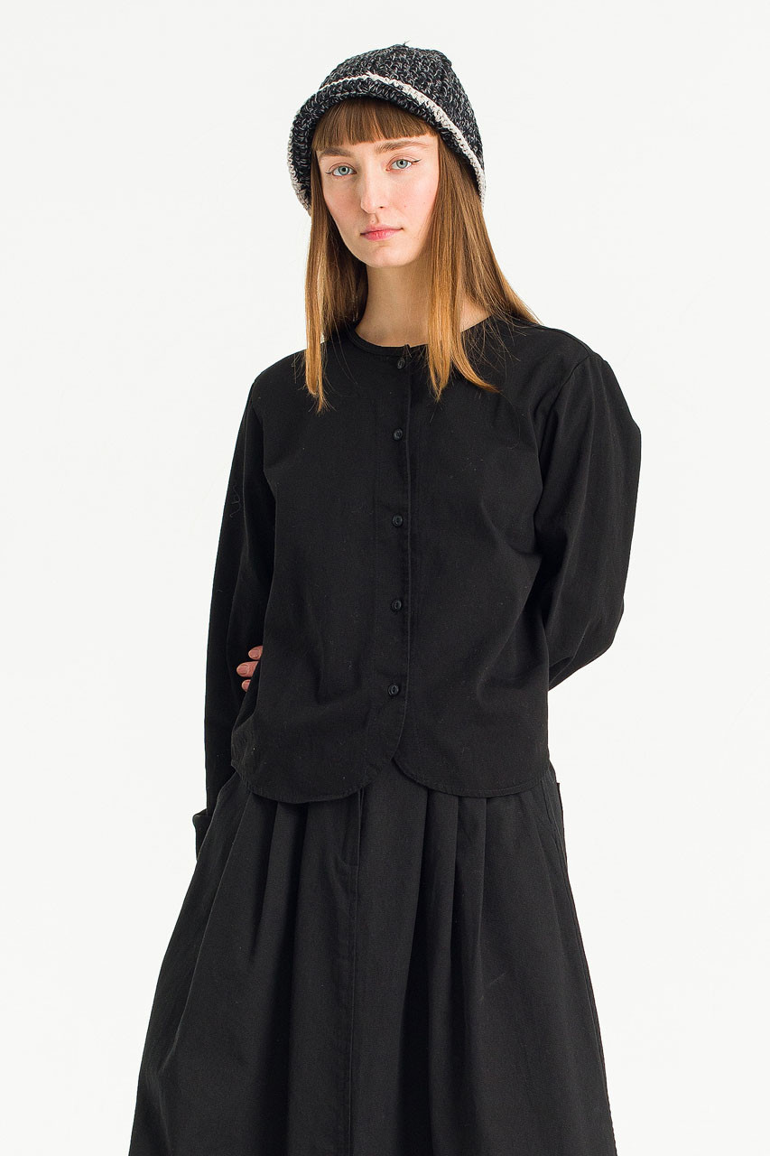 Esme Long Sleeve Blouse, Black