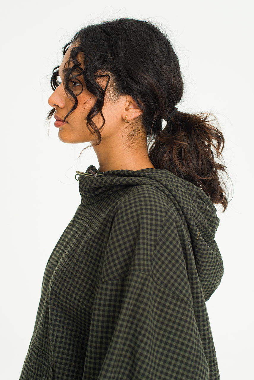 Kona Anorak, Khaki Gingham
