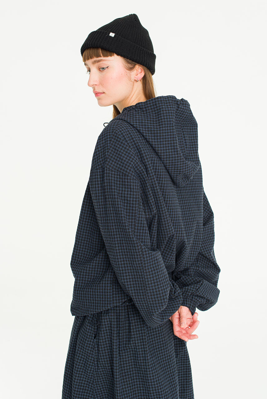 Kona Anorak, Black Gingham