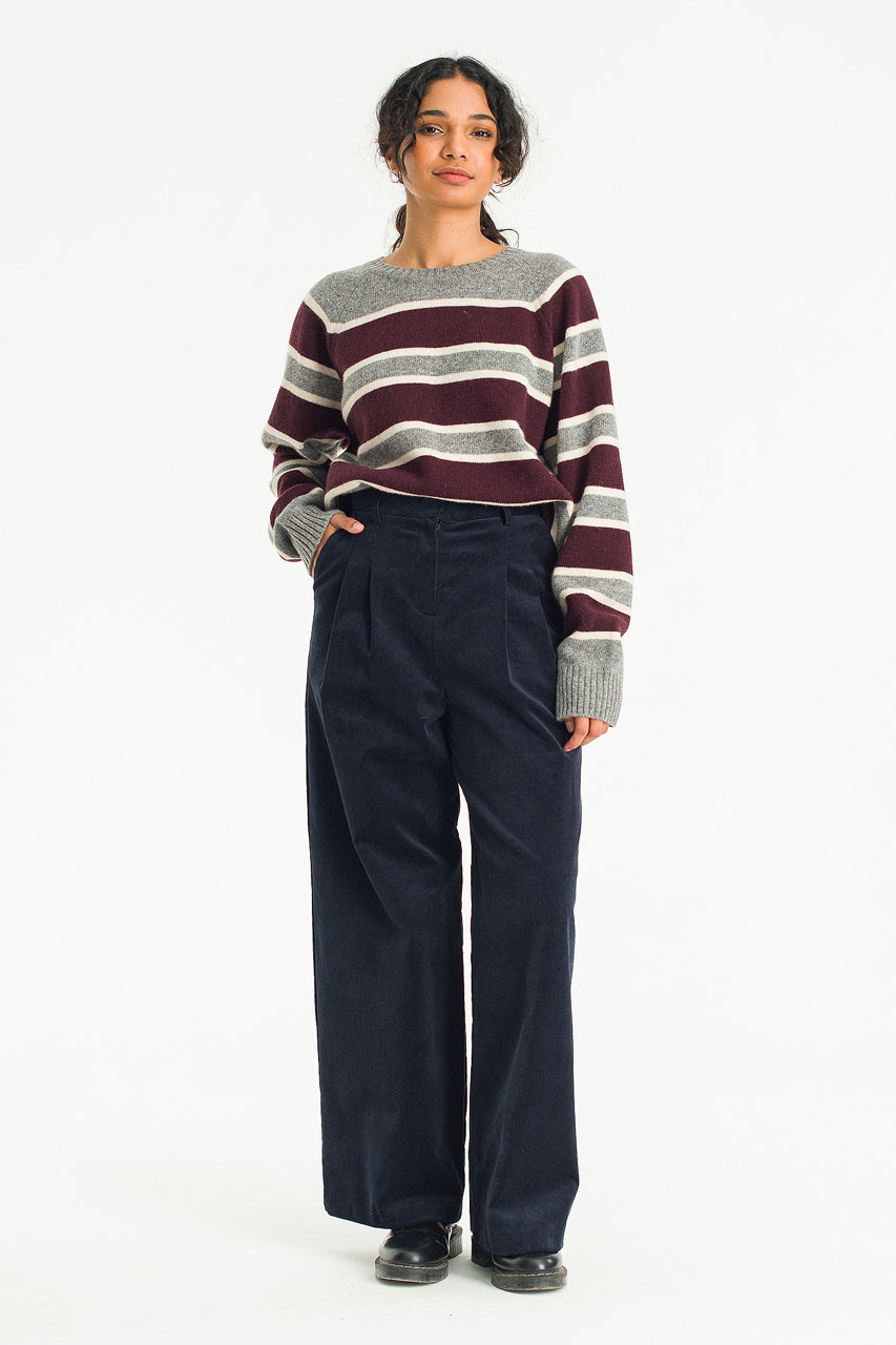 Aka Stripe Jumper, Grey