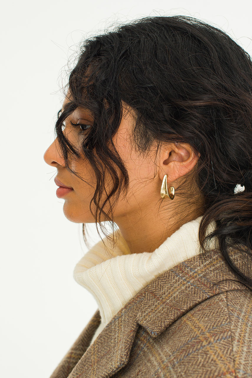 Sadie Earrings, Gold