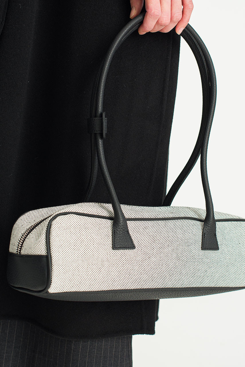 Combi Colour Baguette Bag, Black