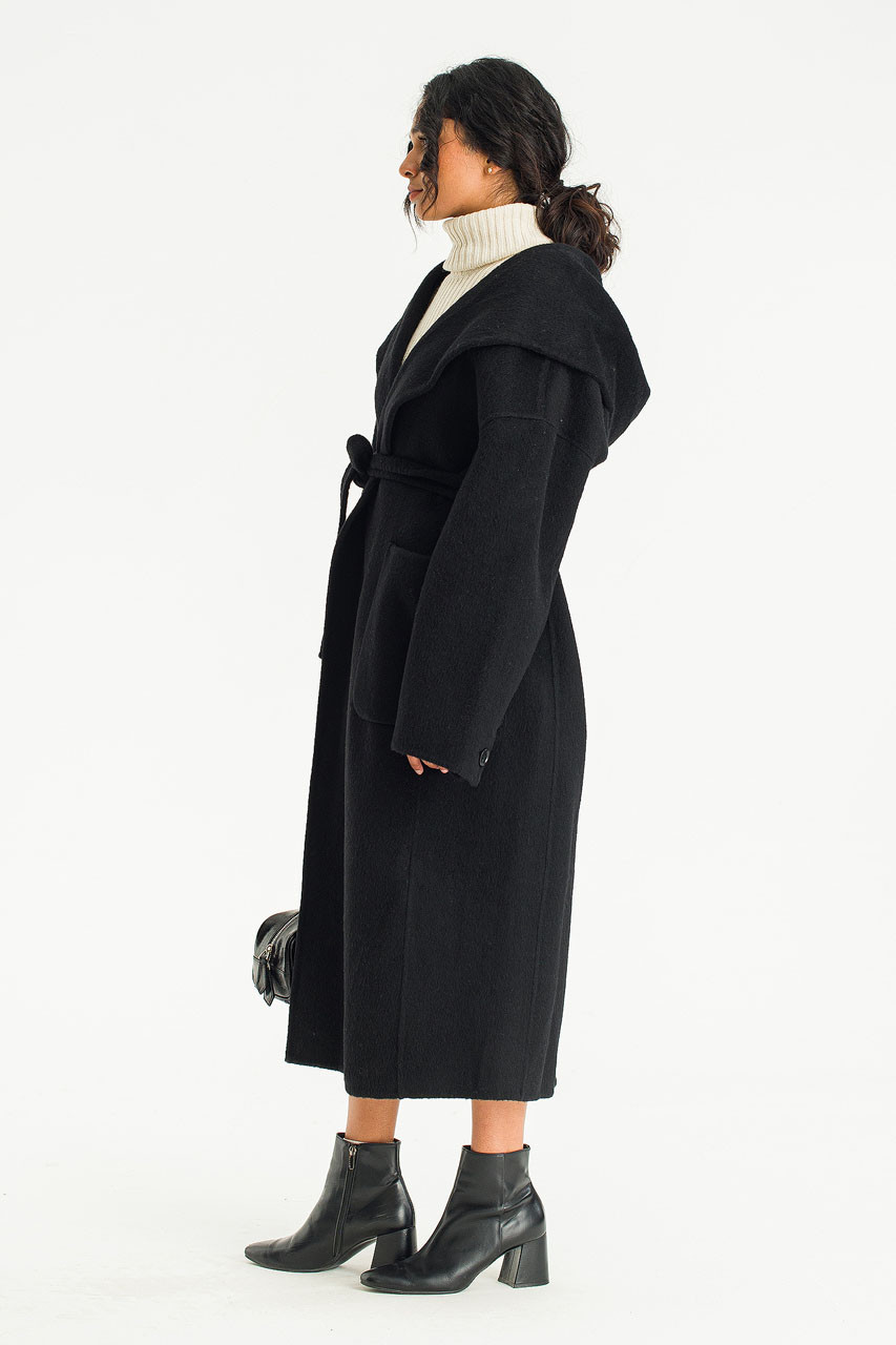 Chiyo Soft Seamless Robe, Black