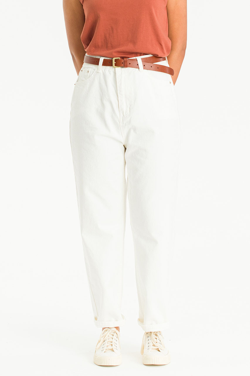 Takako White Jean, White