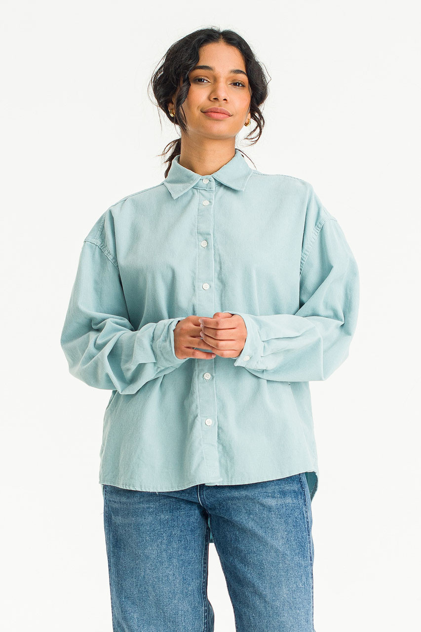 Collett Cord Shirt, Blue