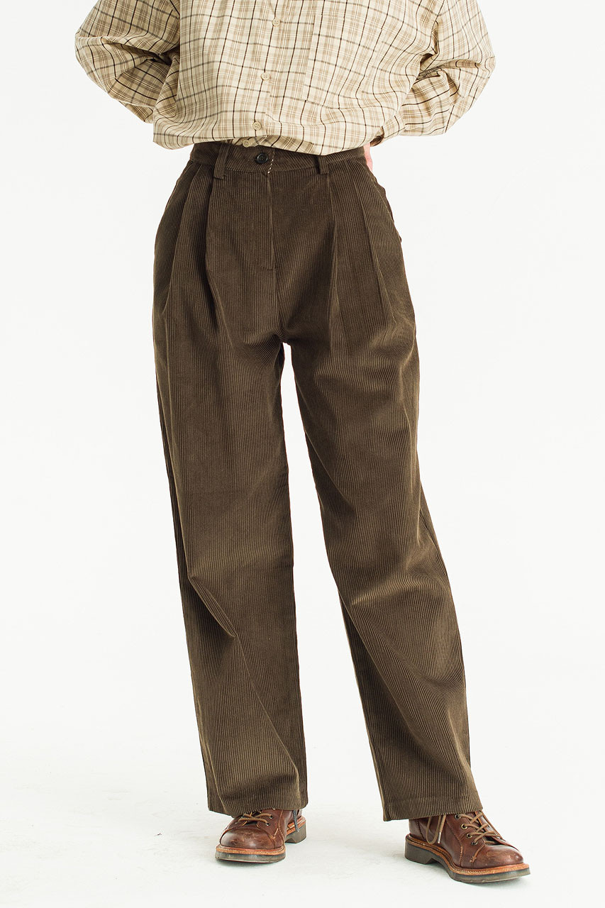 Ann Cord Pants, Brown