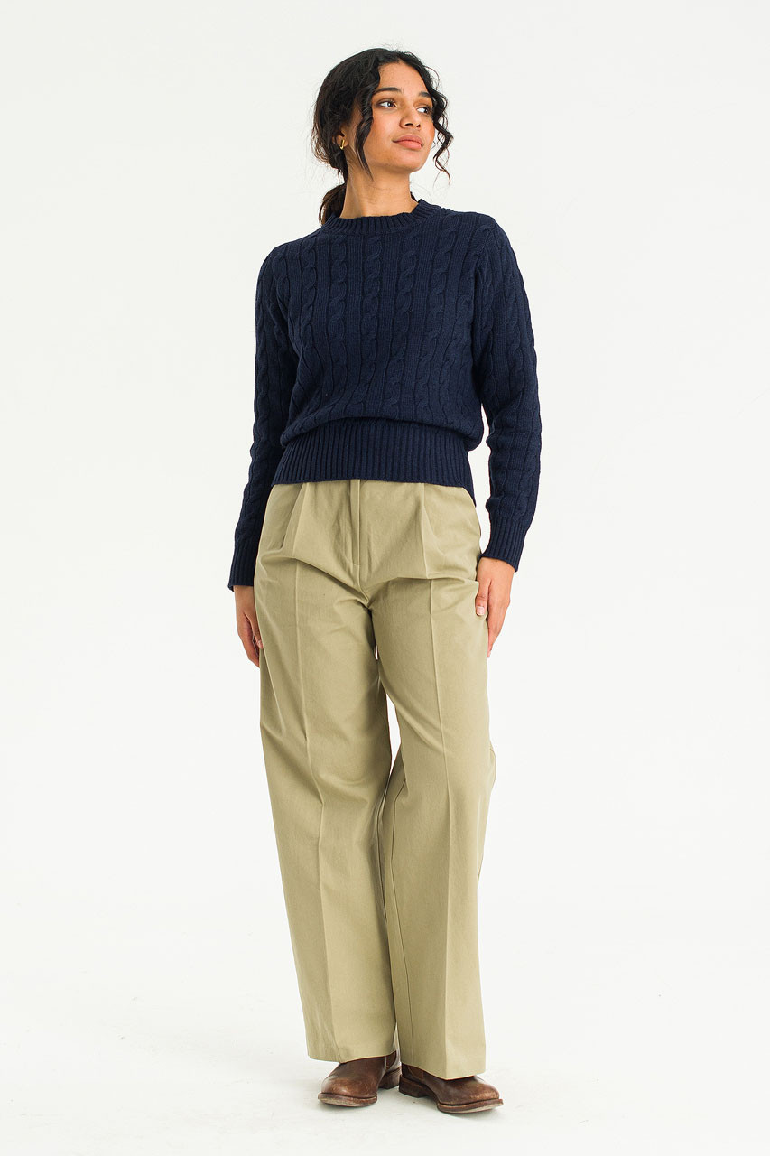 Base Cotton Pants, Khaki