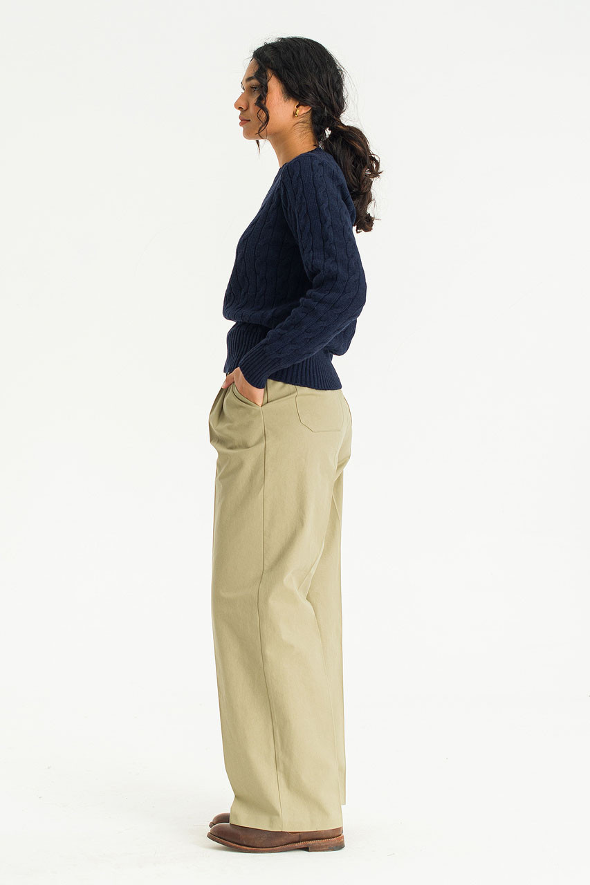 Base Cotton Pants, Khaki