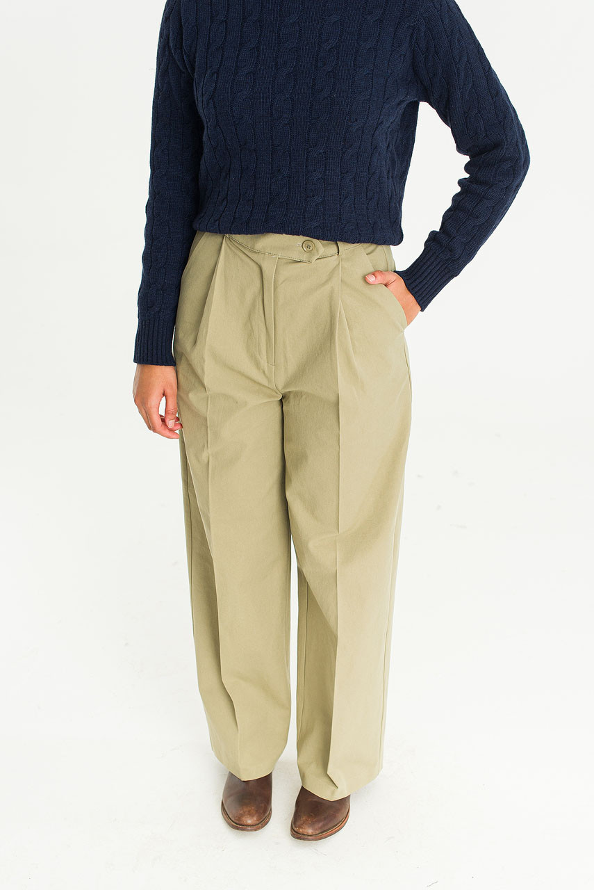 Base Cotton Pants, Khaki