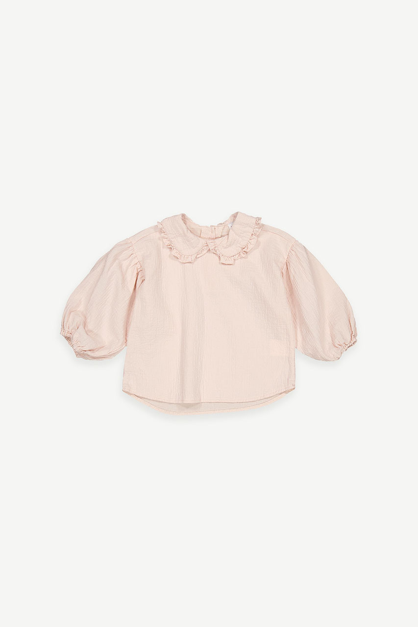 Mini Olive | Pipa Frill Collar Blouse, Pink