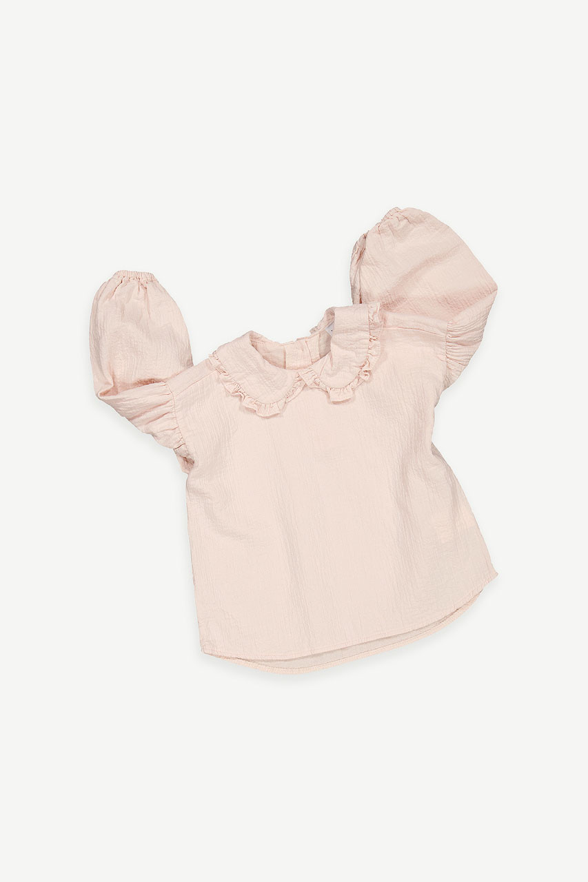 Mini Olive | Pipa Frill Collar Blouse, Pink