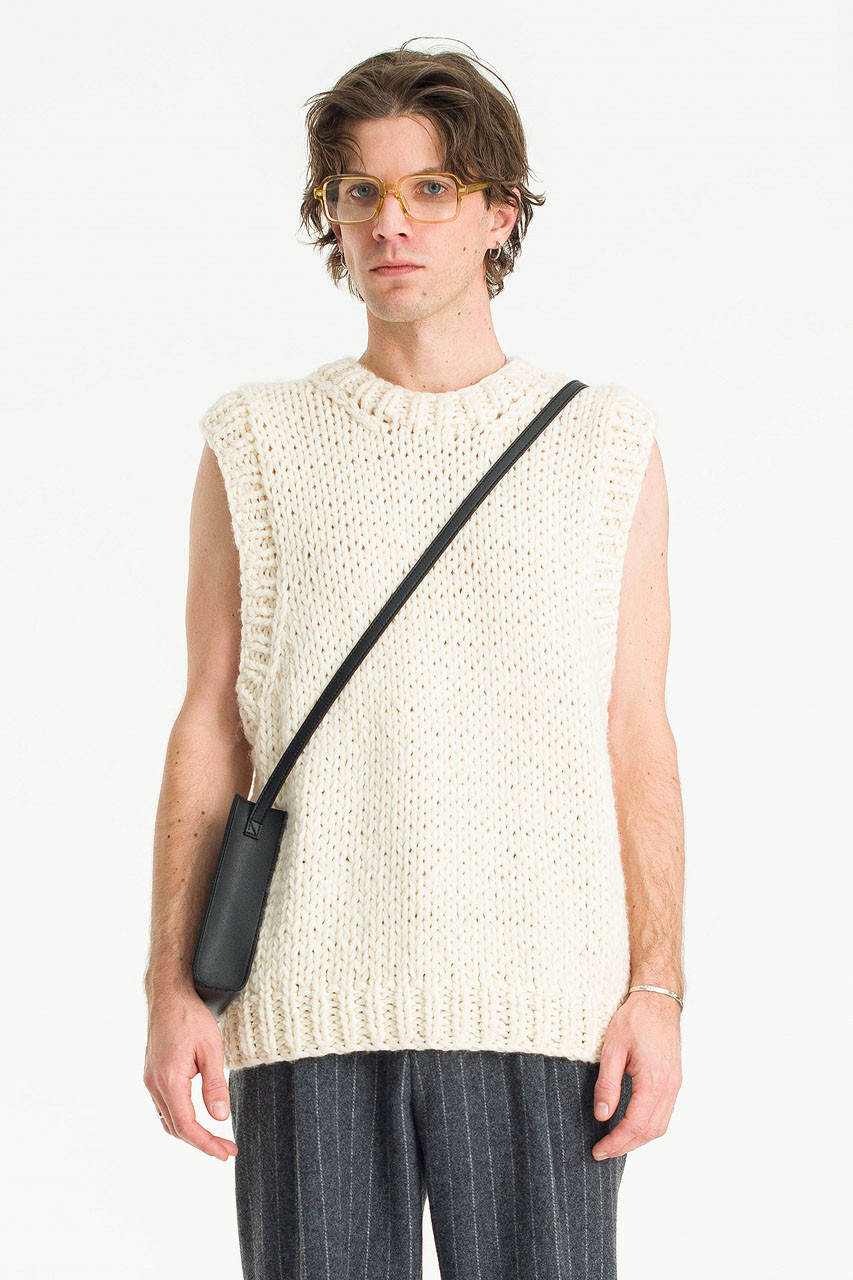 Menswear | Handmade Vest, Beige