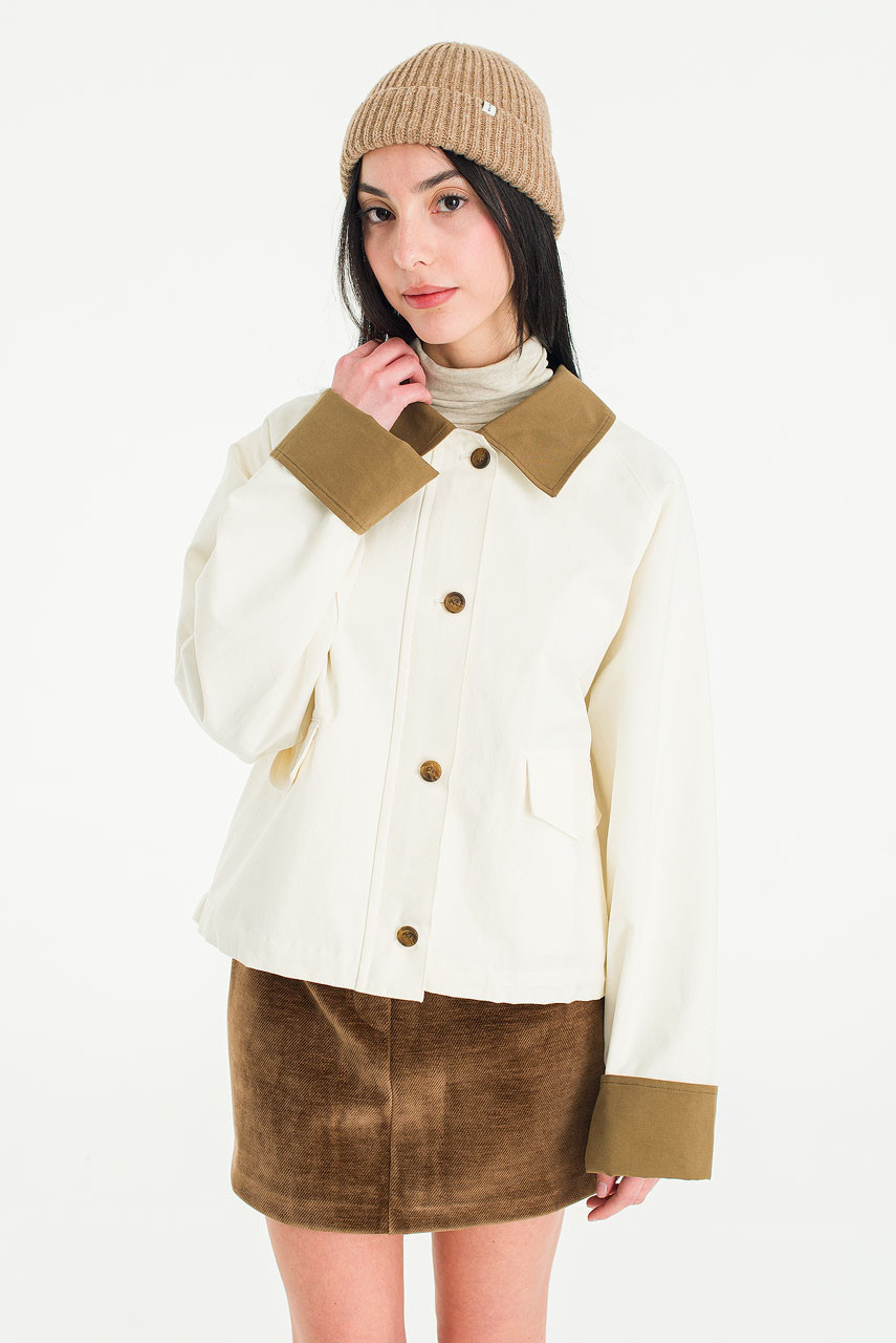 Yuna Camper String Jacket, Ivory