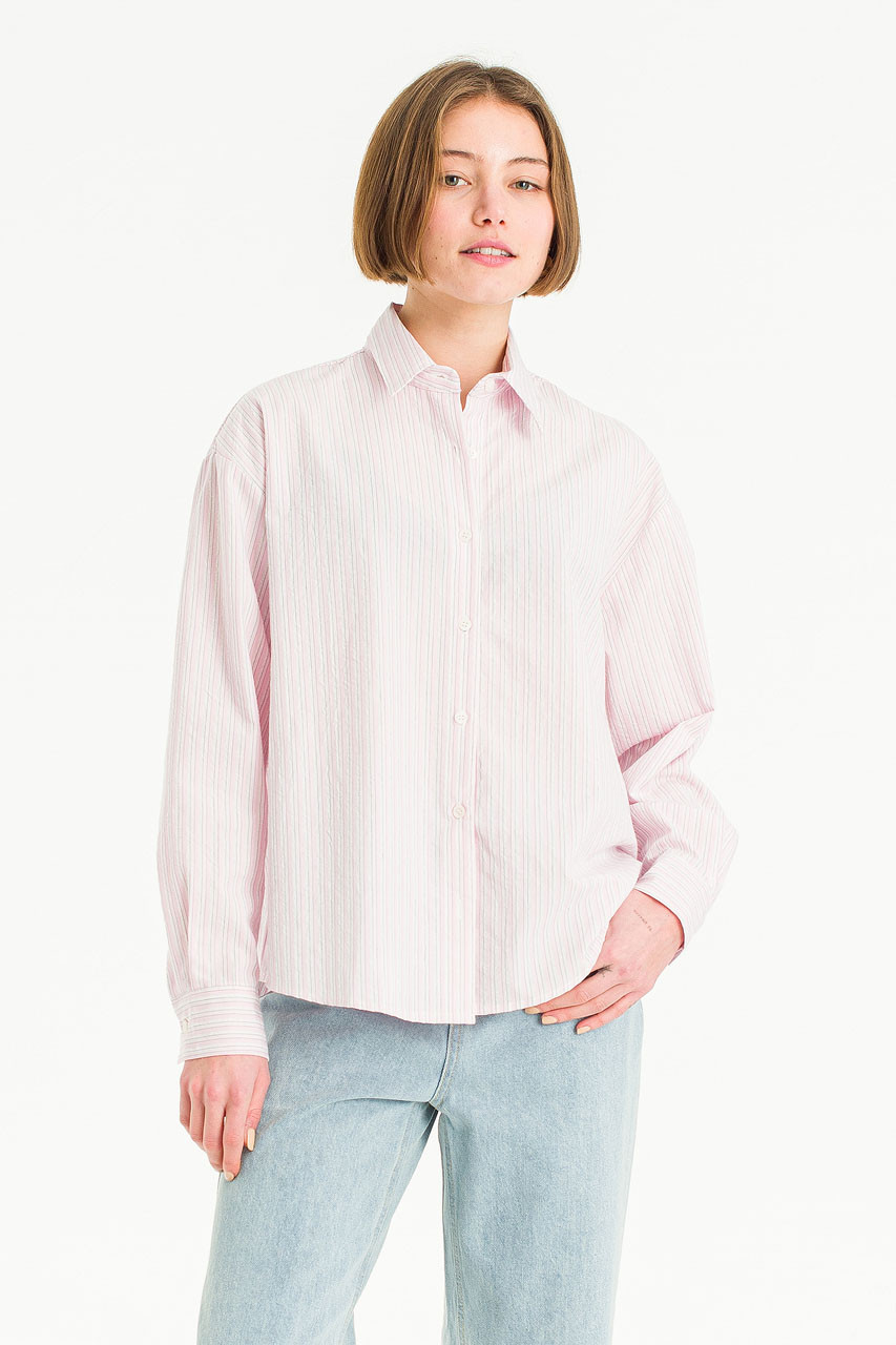 Yuha Stripe Shirt, Pink
