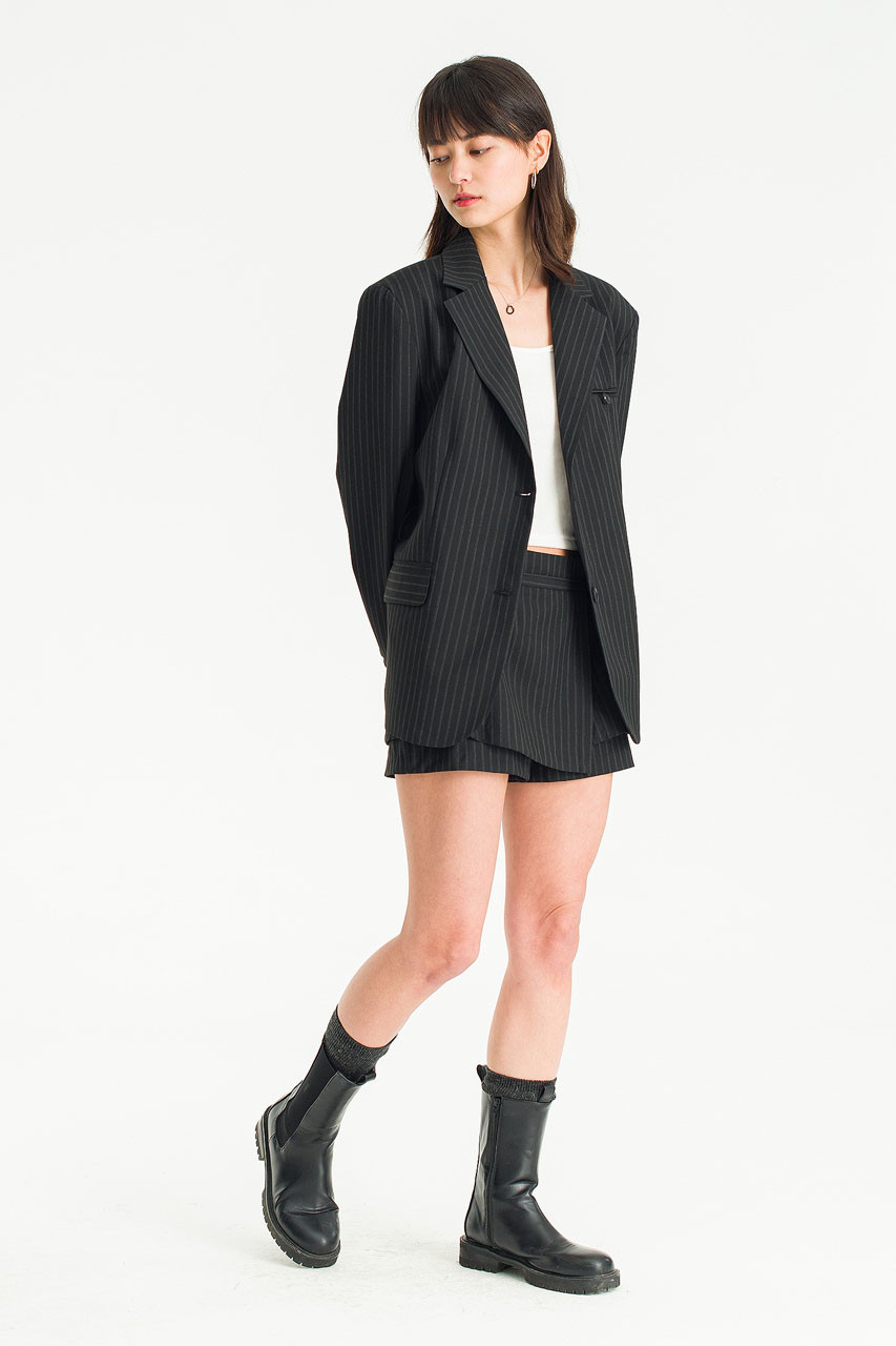 Giani Stripe Jacket, Black