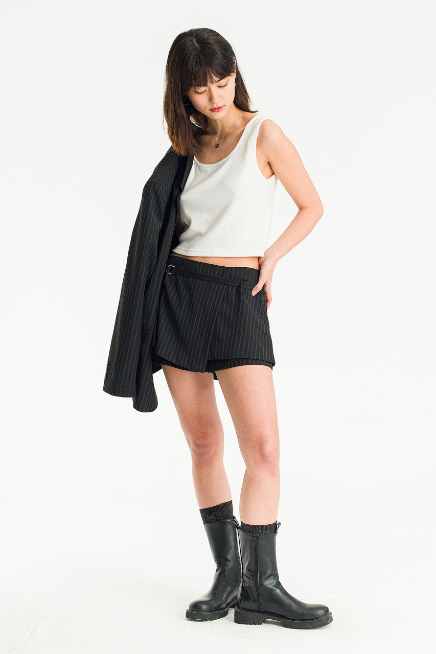 Giani Stripe Skort, Black