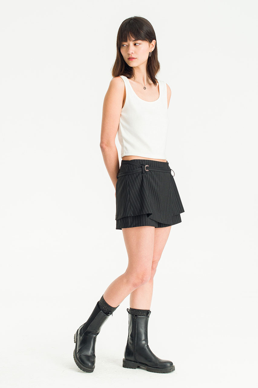 Giani Stripe Skort, Black