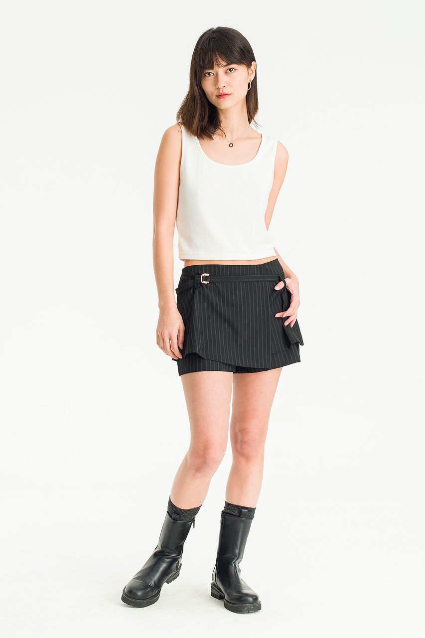 Giani Stripe Skort, Black