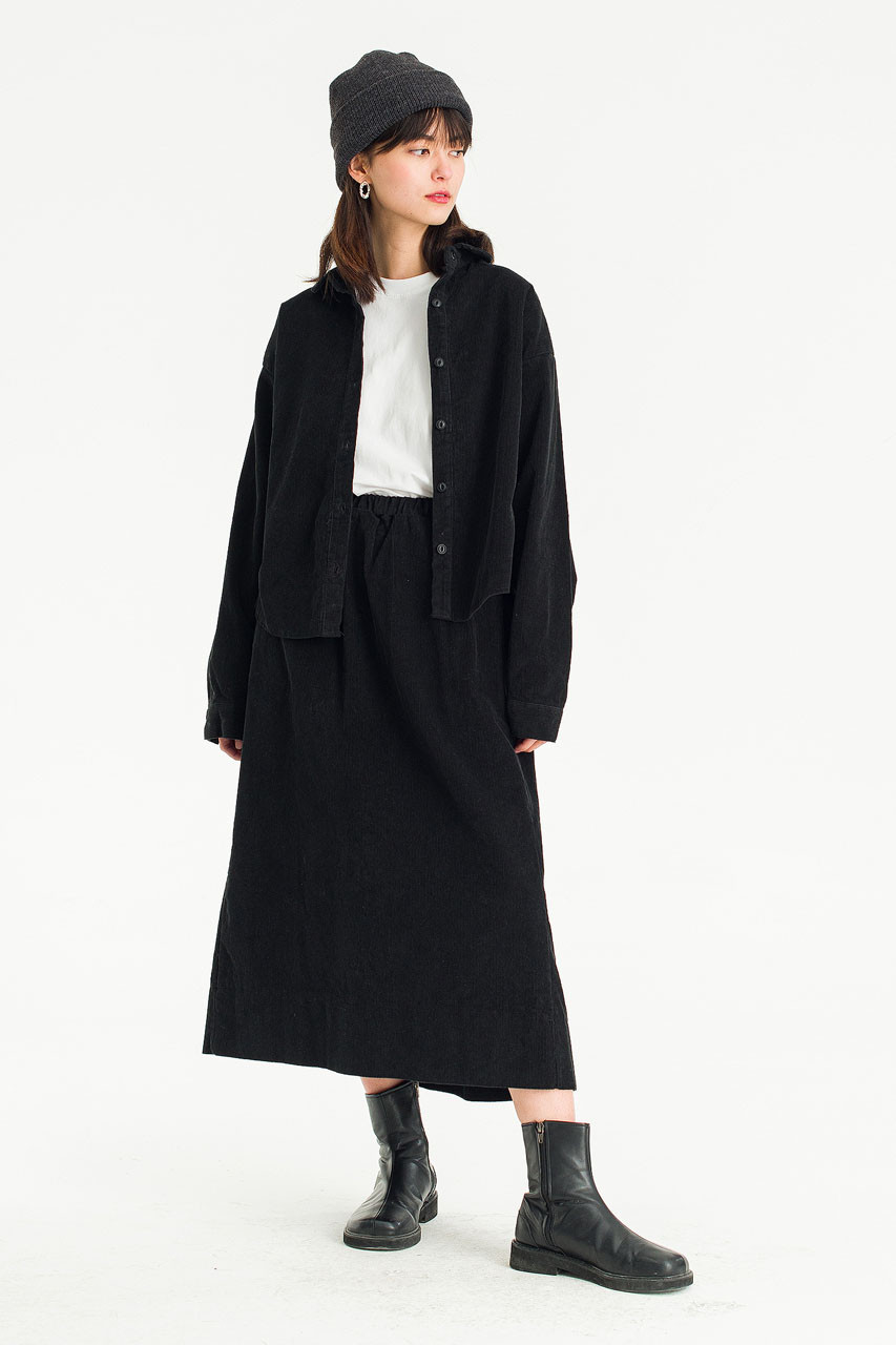 Roana Cord Shirt, Black