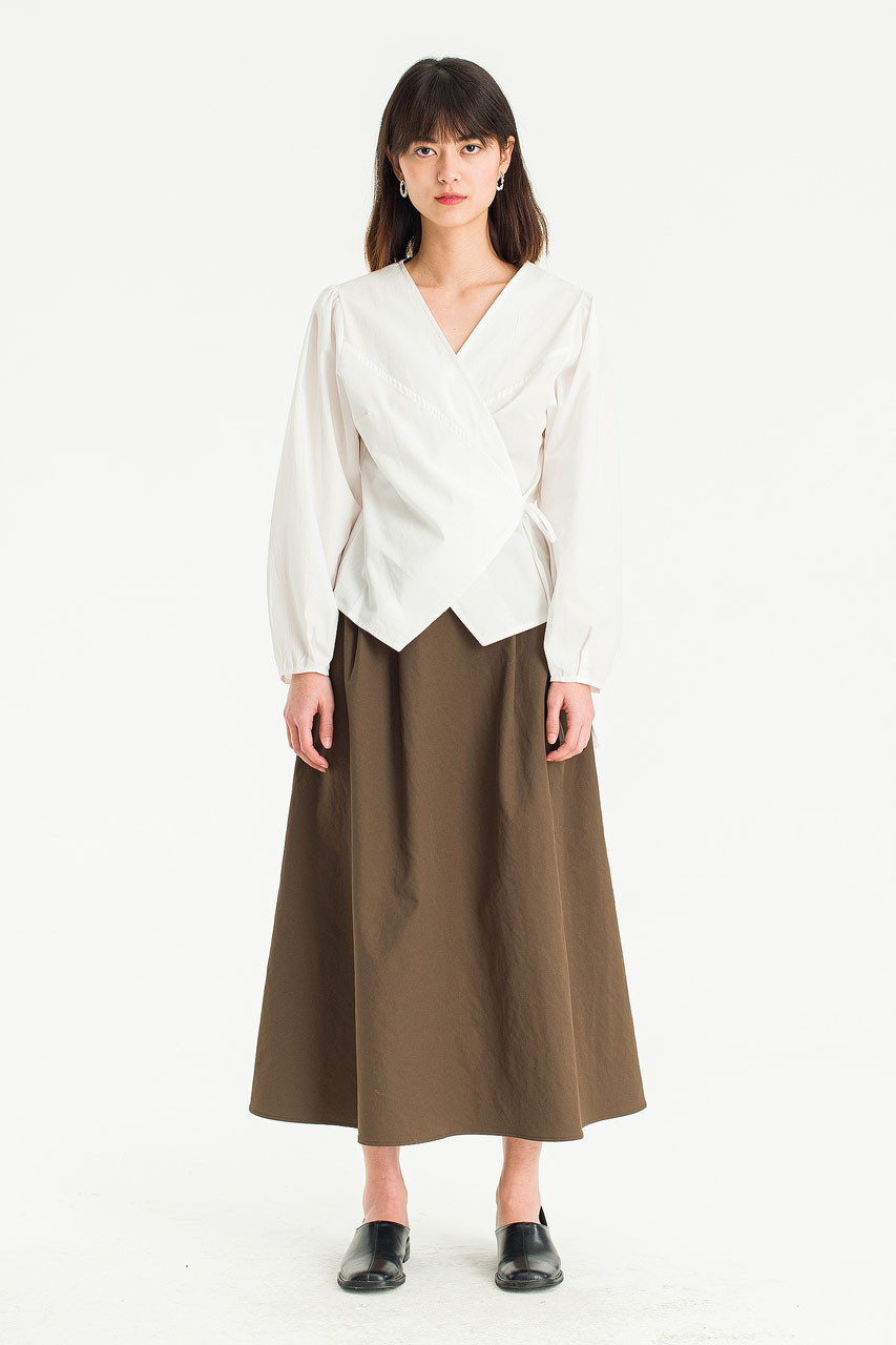 Margaux Flare Skirt, Brown