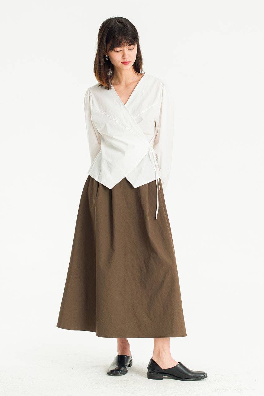 Margaux Flare Skirt, Brown