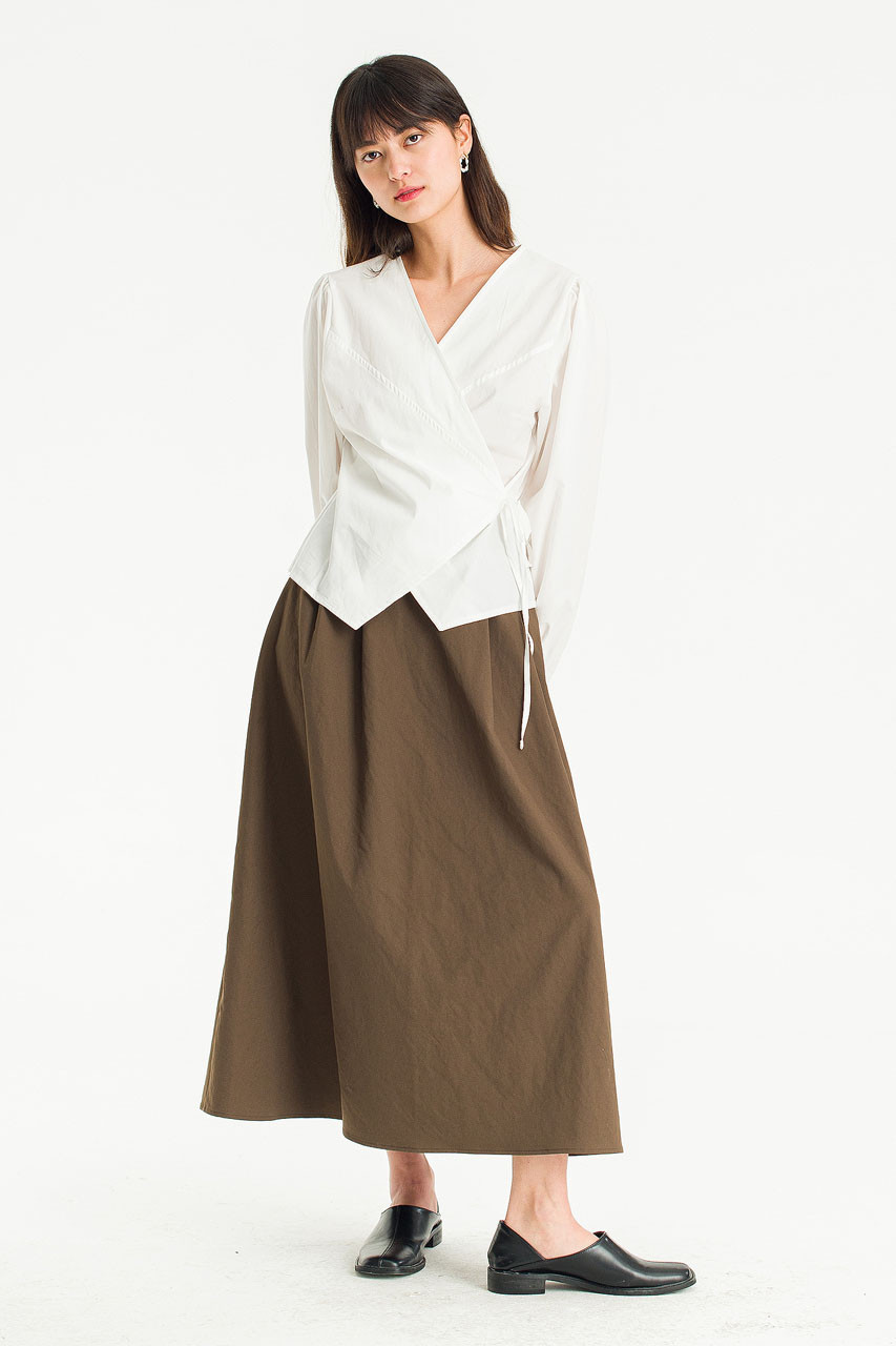 Margaux Flare Skirt, Brown