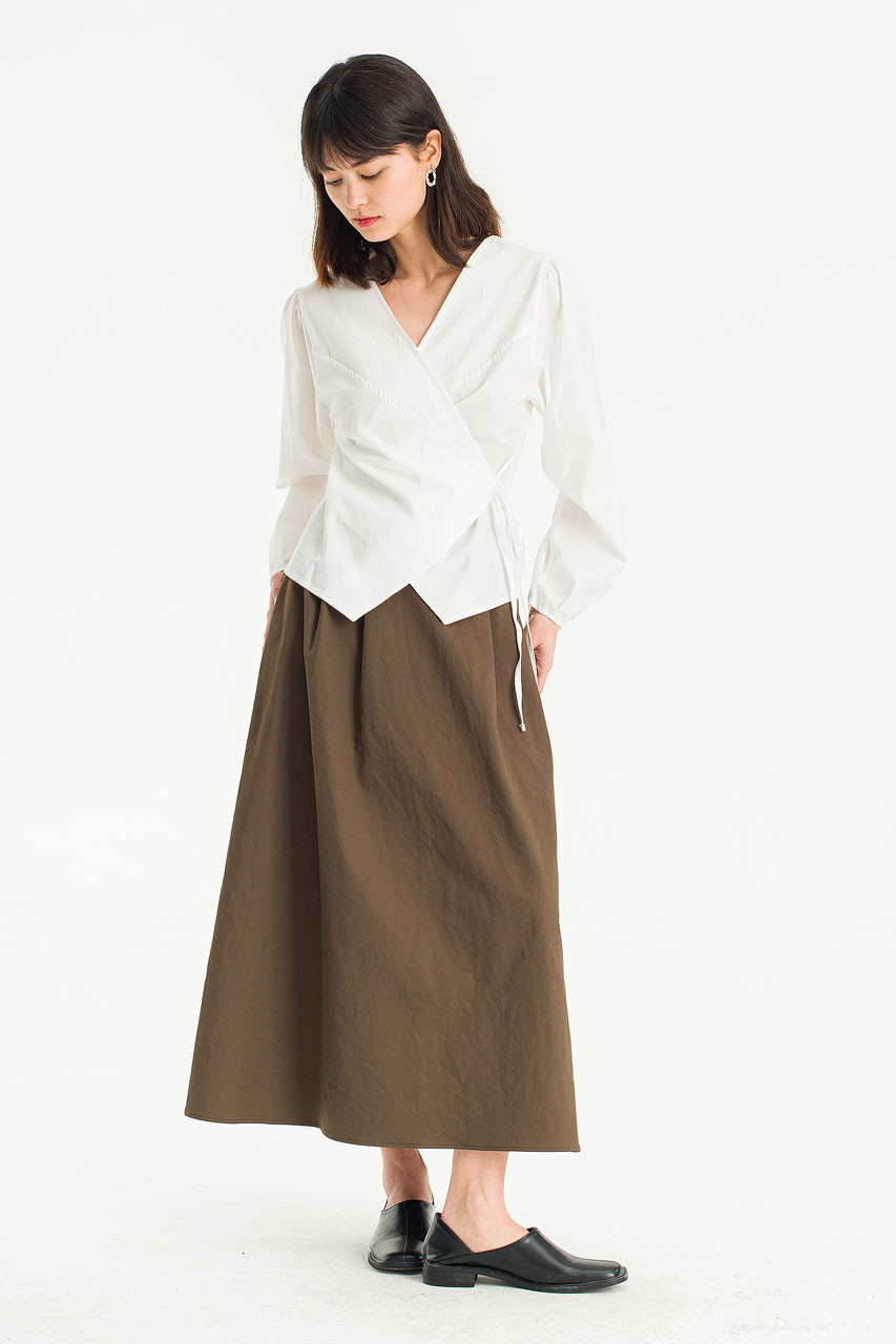 Margaux Flare Skirt, Brown