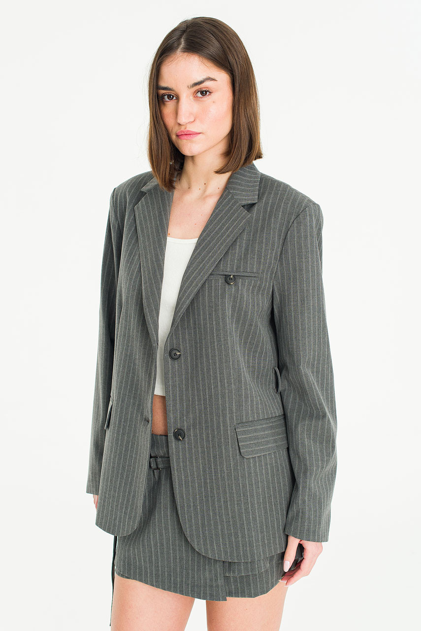 Giani Stripe Jacket, Grey