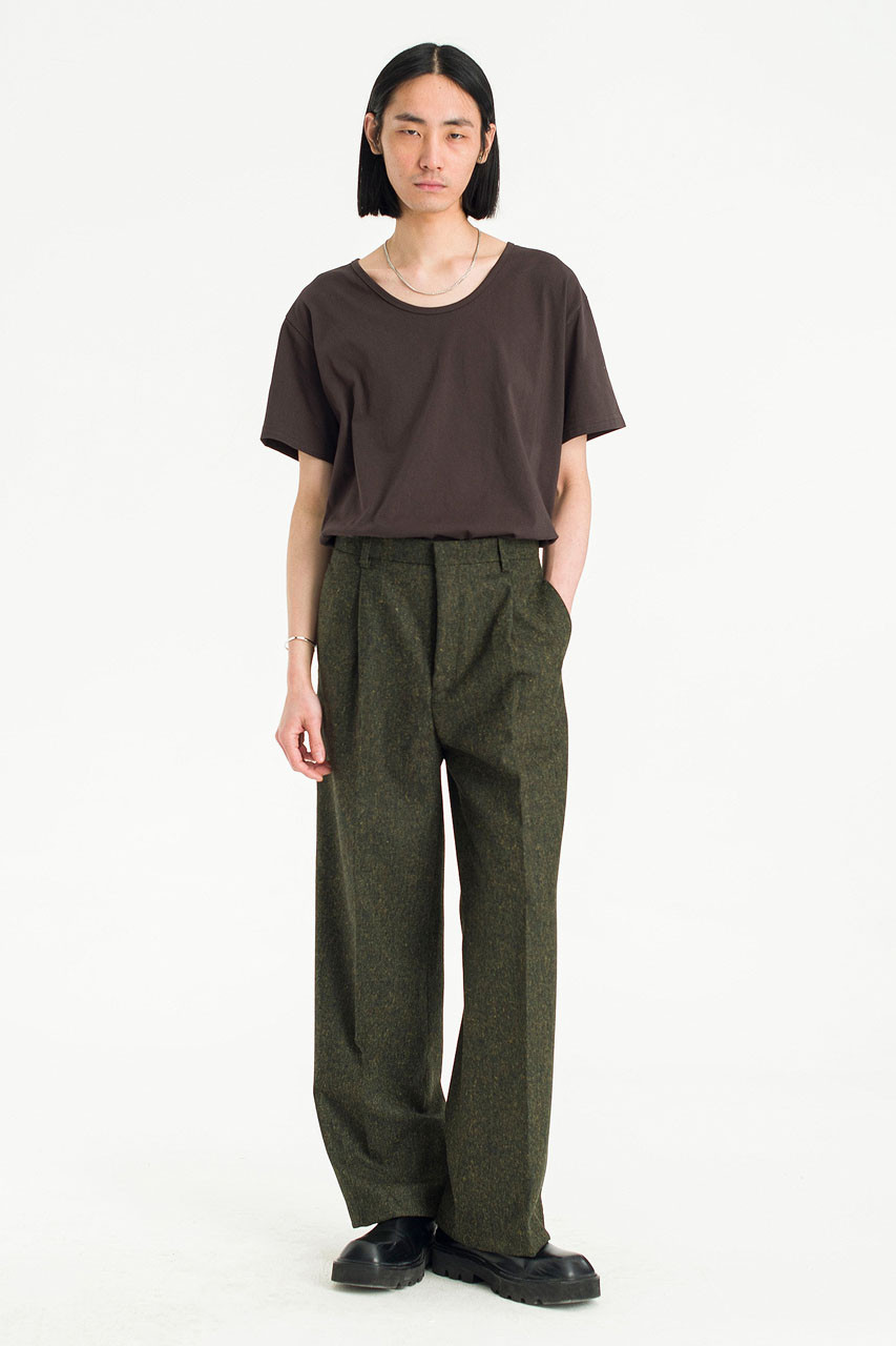 Menswear | Wide Volk Trousers, Forest
