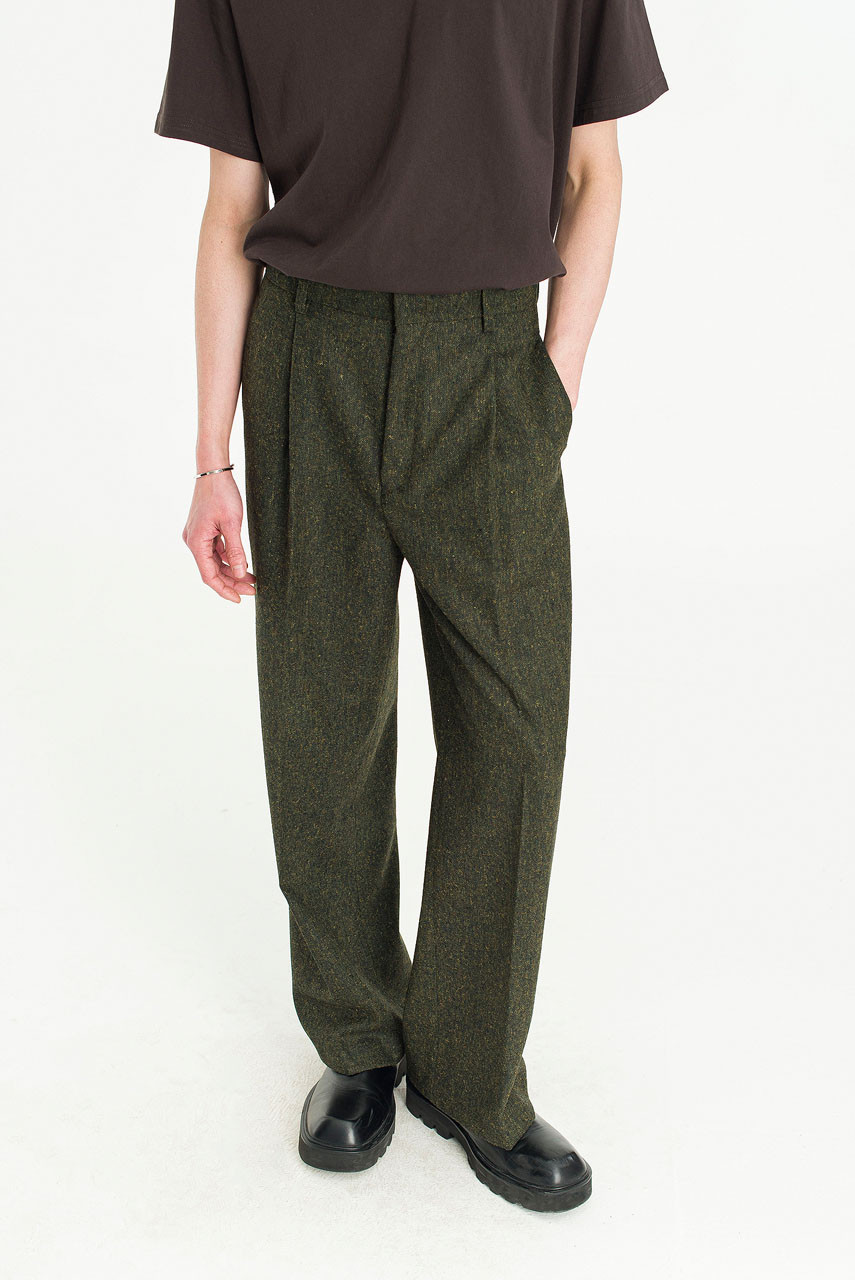 Menswear | Wide Volk Trousers, Forest