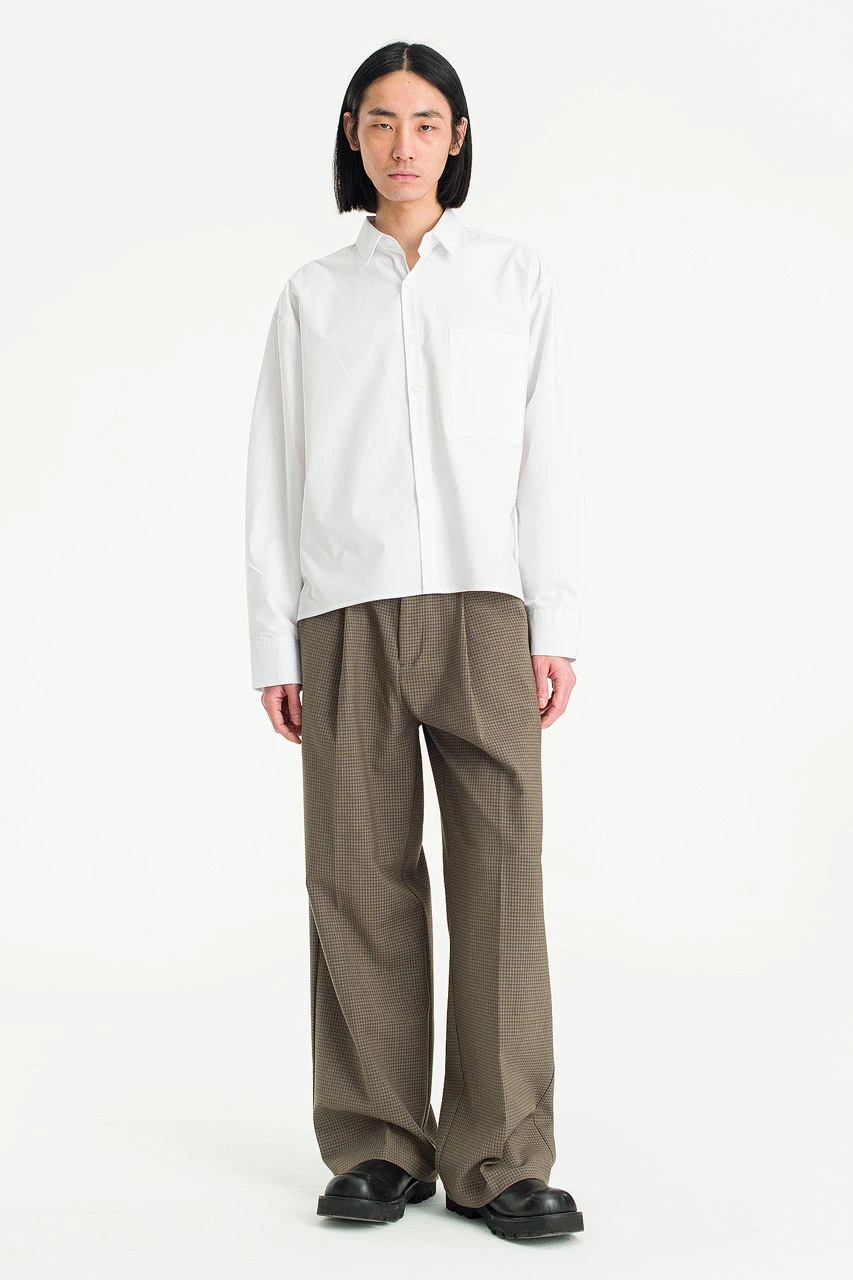 Menswear | Cropped Shirt, White