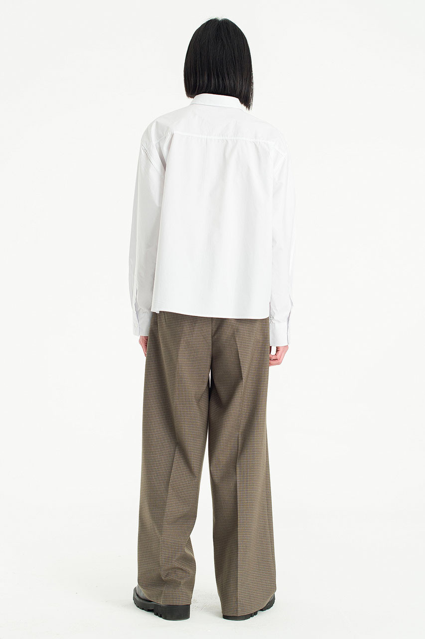 Menswear | Cropped Shirt, White