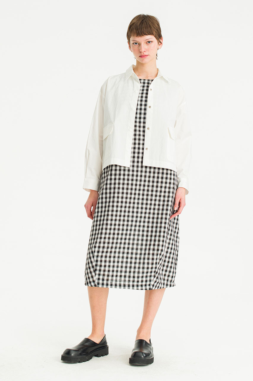 Amelie Ballon Jacket, White