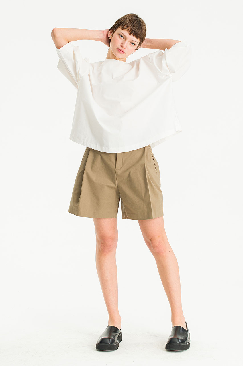 Maddie Balloon Sleeve Blouse, Ivory