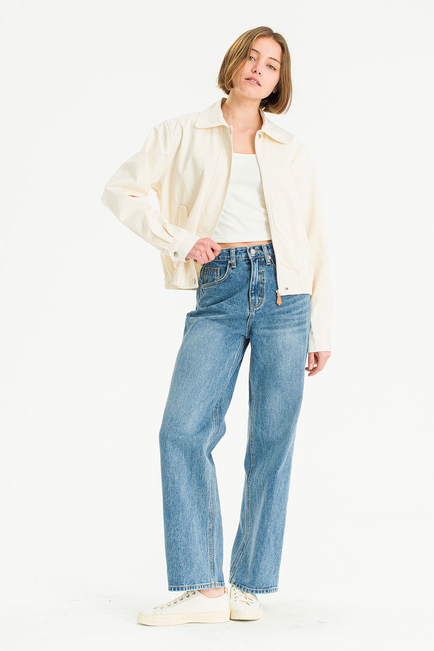 Edith Cotton Blouson, Cream