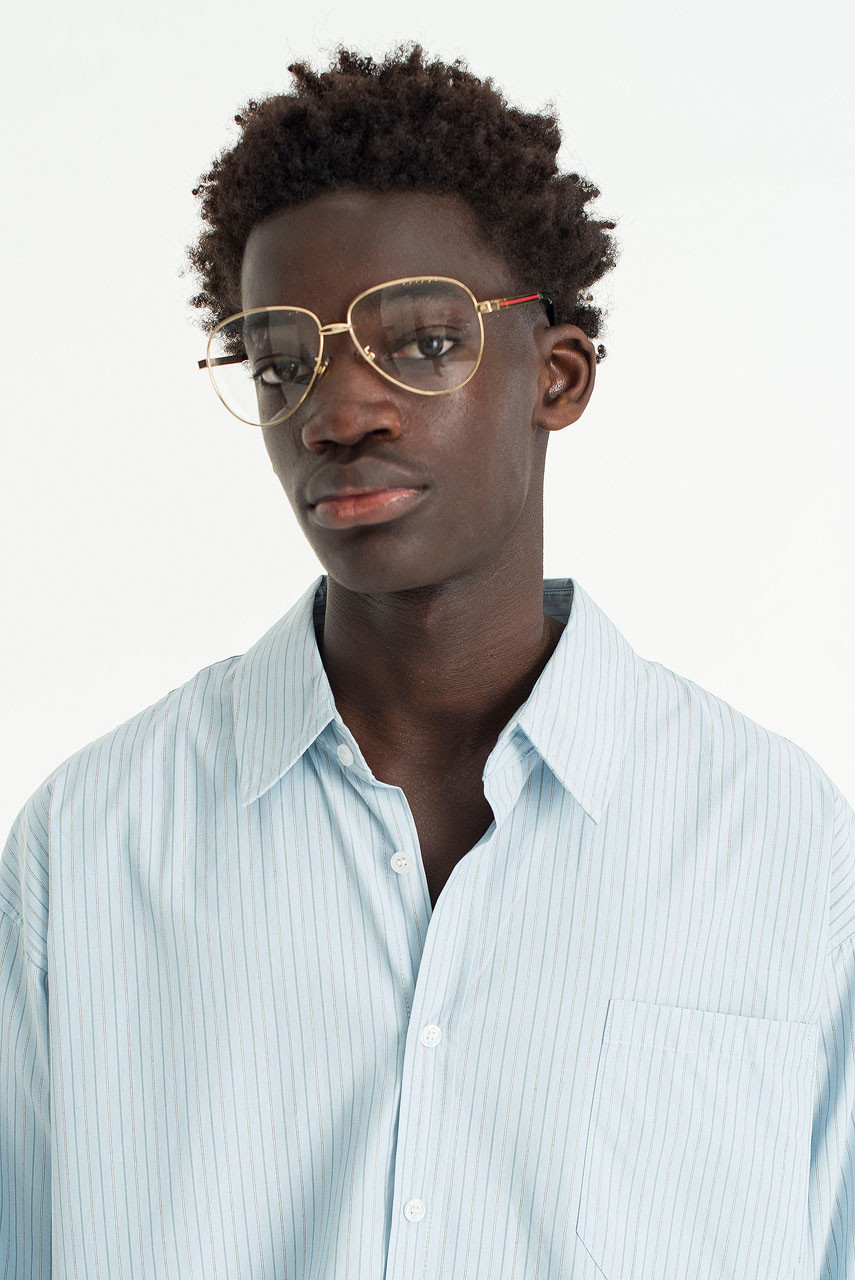 Menswear | Stripe Long-Sleeve Shirt, Sky