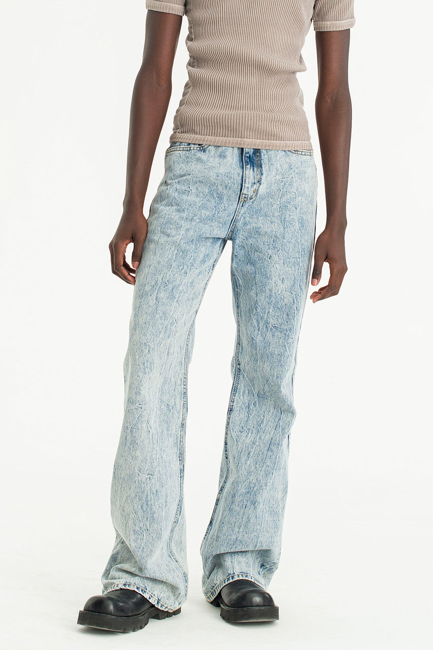 Menswear | Bootcut Acid Jeans, Light Blue