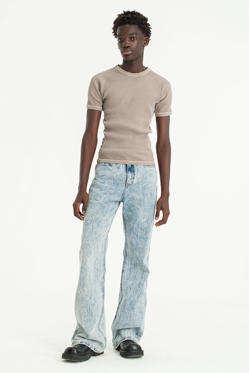 Menswear | Bootcut Acid Jeans, Light Blue