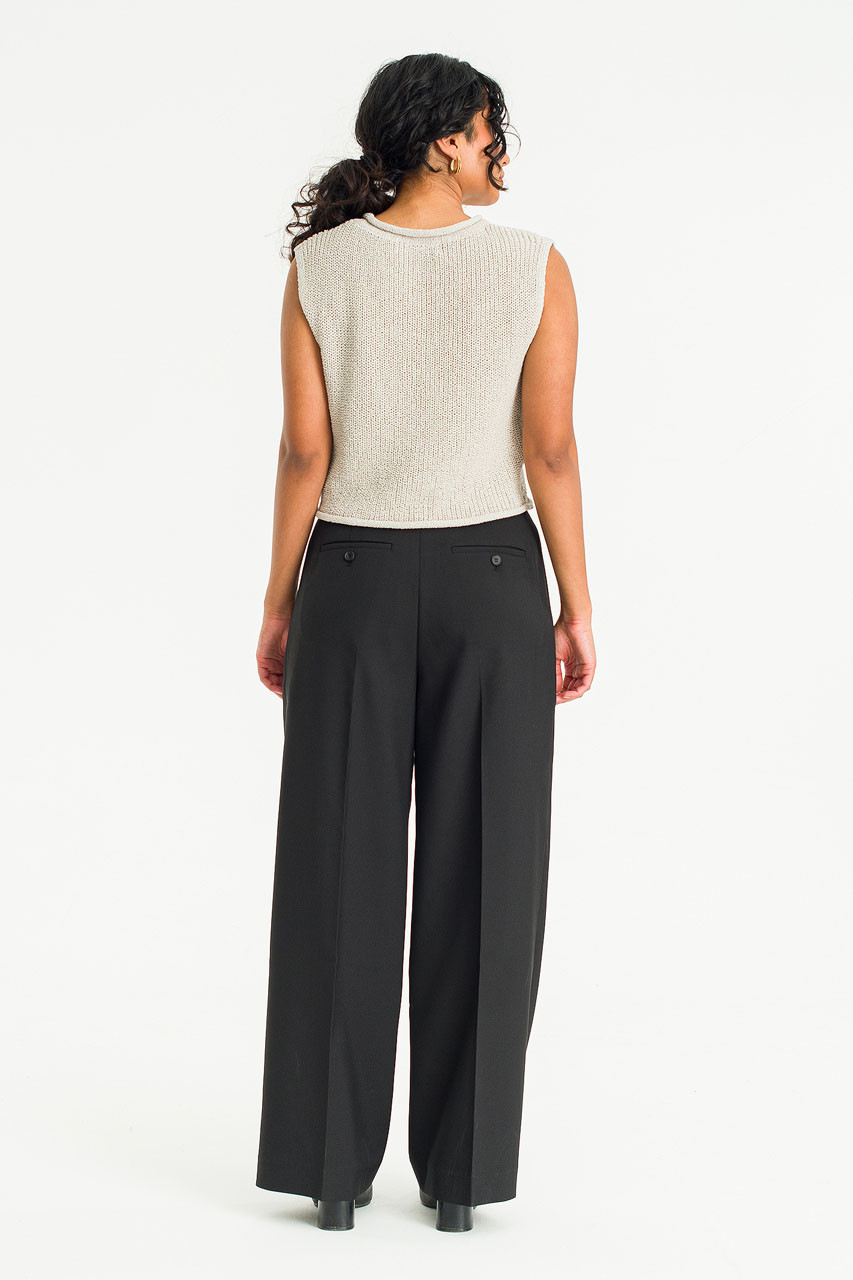 Haru Belt Slacks, Black