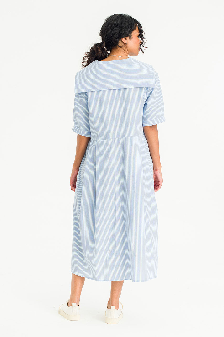 Kieko Sailor Stripe Dress, Blue