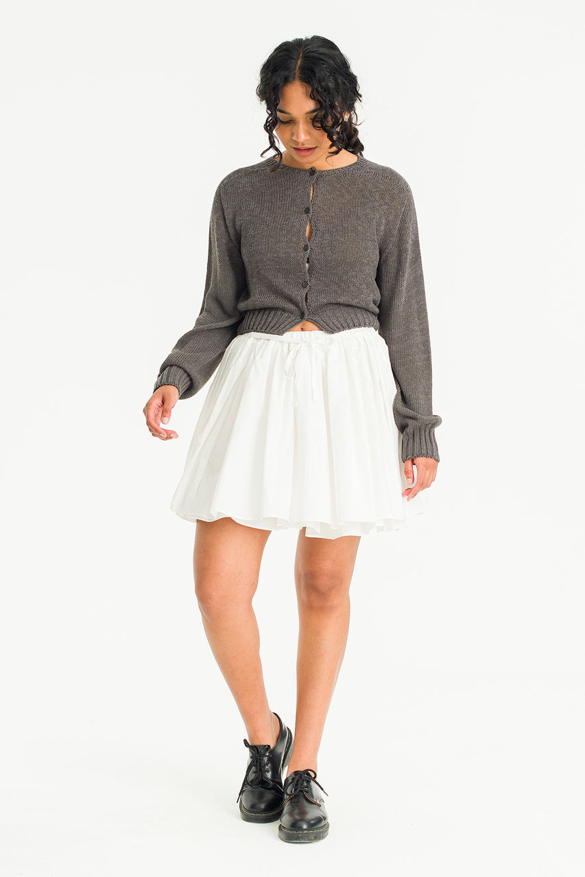 Rose Veil Skirt, Ivory