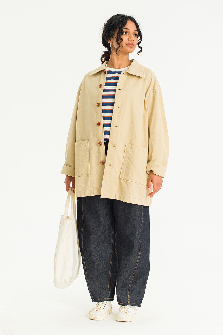 Roa Cotton Field Jacket, Beige
