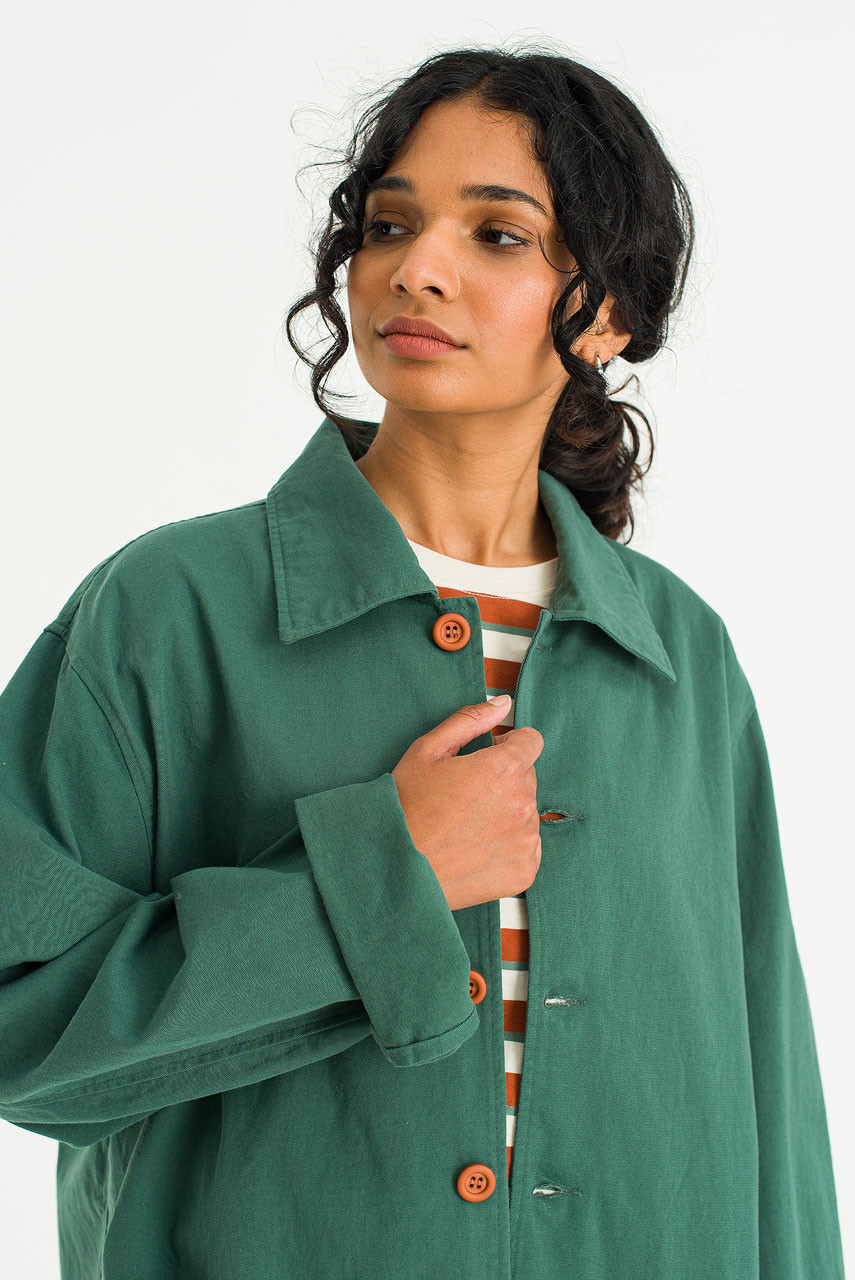 Roa Cotton Field Jacket, Forest