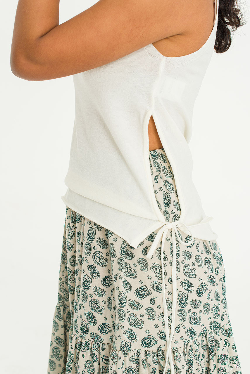 Jane Sleeve Knit Top, Ivory