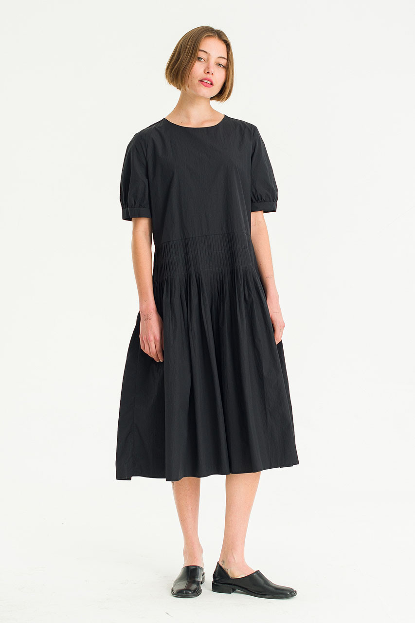 Mireille Tuck Dress, Black