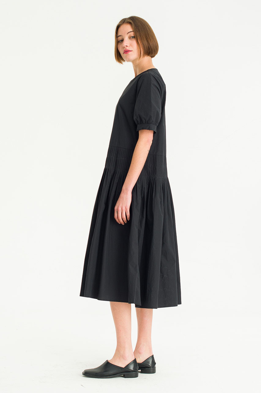 Mireille Tuck Dress, Black