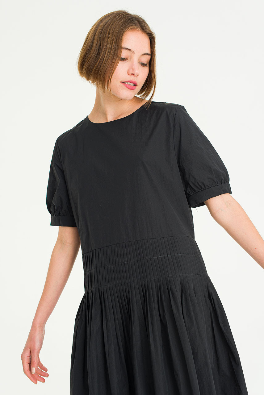 Mireille Tuck Dress, Black